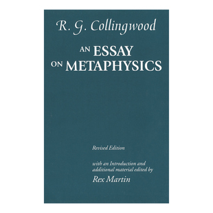Essay 柯林武德进口原版 形而上学论 英文书籍 Metaphysics