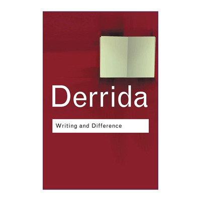 英文原版 Writing and Difference 写作与差异 法国哲学家Jacques Derrida 雅克德里达 英文版 进口英语原版书籍