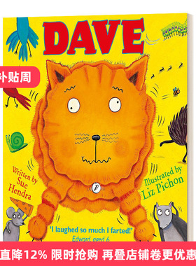 英文原版 Dave 胖猫戴夫 Sue Hendra 英文版 进口原版英文书籍