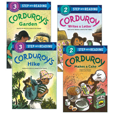 Step into Reading Corduroy 小熊可杜罗 4册进口原版英文书籍