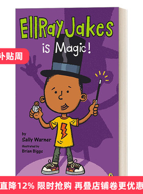 英文原版 Ellray Jakes 06 EllRay Jakes Is Magic 埃雷·杰克系列6 埃雷·杰克是魔法 儿童社交友谊小说 英文版 进口英语原版书籍