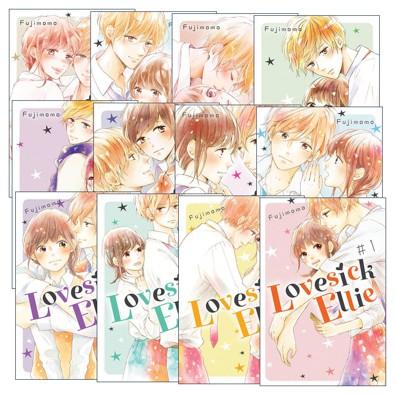 英文原版 Lovesick Ellie 烦恼着恋爱的惠莉系列12册 同名电影原著漫画 Fujimomo藤もも 英文版 进口英语原版书籍