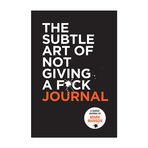 英文原版 The Subtle Art of Not Giving a F*Ck Journal 重塑幸福 如何活成你想要的模样 同名畅销书配套日记本 进口英语原版书籍