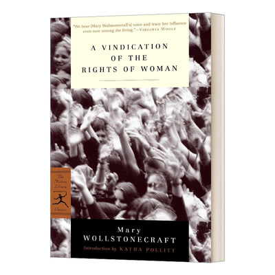 英文原版 A Vindication of the Rights of Woman 女权辩护 关于政治和道德问题的批评 英文版 进口英语原版书籍