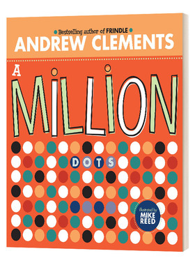 A Million Dots 100万个点 幼儿数学启蒙绘本  精装  Andrew Clements进口原版英文书籍