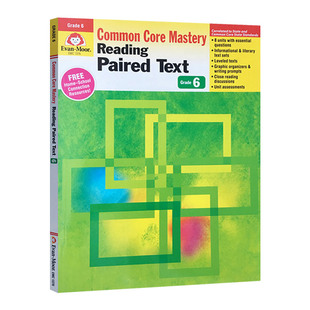 进口原版 Paired Text 知识问答 阅读课堂系列 Grade Reading 英文书籍 六年级 完整版