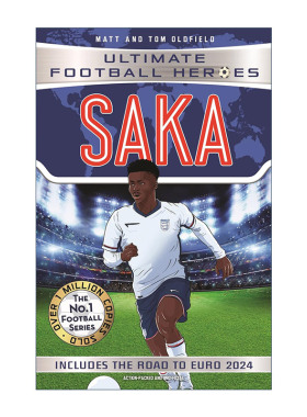 英文原版 Saka 超级足球明星人物传记 萨卡 2024欧洲杯 Ultimate Football Heroes 英文版 进口英语原版书籍