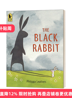 英文原版 The Black Rabbit 黑色的兔子 3-7岁儿童友谊主题动物绘本 Philippa Leathers 英文版 进口英语原版书籍