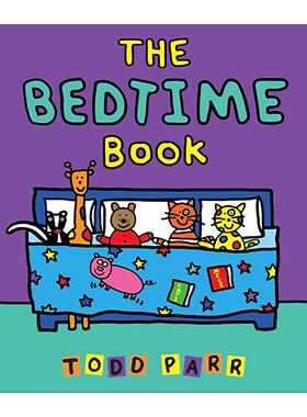 英文原版 The Bedtime Book 睡前故事 纸板书Todd Parr 英文版 进口英语原版书籍