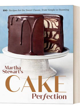英文原版 Martha Stewart's Cake Perfection A Baking Book 玛莎·斯图尔特的完美蛋糕 100多种经典甜品食谱 精装 英文版 进口书