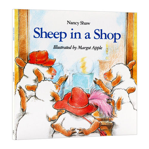 Sheep in a Shop 小羊逛商店 平装大开韵文绘本  廖彩杏书单进口原版英文书籍