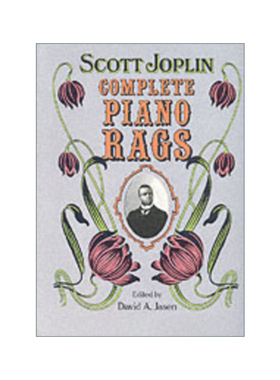 英文原版 Complete Piano Rags Dover Classical Piano Music 拉格泰姆钢琴曲全集 Scott Joplin 英文版 进口英语原版书籍
