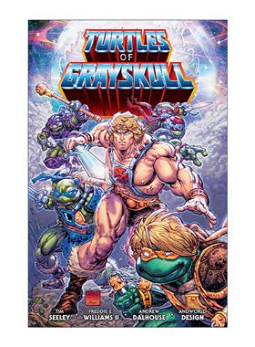 英文原版 Masters of the Universe/Teenage Mutant Ninja Turtles Turtles of Grayskull 宇宙巨人希曼 忍者神龟联动漫画1-4册