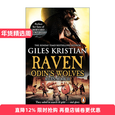 英文原版 Raven Odin's Wolves 渡鸦3 奥丁之狼 Giles Kristian畅销维京系列历史小说 英文版 进口英语原版书籍