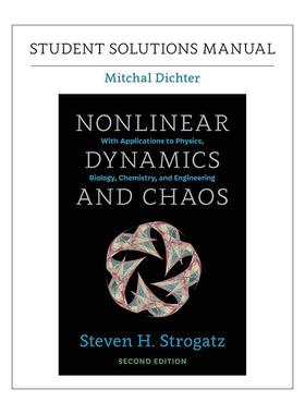 英文原版 Student Solutions Manual for Nonlinear Dynamics and Chaos 非线性动力学与混沌 第二版 学生解题手册 进口英语书籍