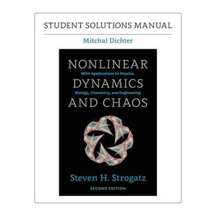 英文原版 Student Solutions Manual for Nonlinear Dynamics and Chaos 非线性动力学与混沌 第二版 学生解题手册 进口英语书籍