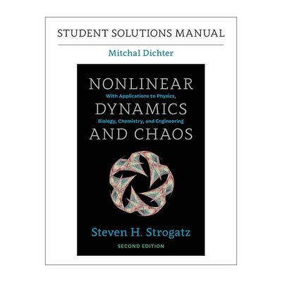 英文原版 Student Solutions Manual for Nonlinear Dynamics and Chaos 非线性动力学与混沌 第二版 学生解题手册 进口英语书籍