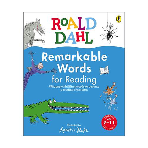 英文原版 Roald Dahl Remarkable Words for Reading 罗尔德?达尔的趣味词汇书 儿童词汇积累朗读启蒙 精装 进口英语原版书籍
