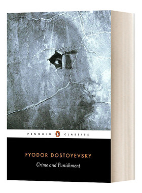 英文原版 Crime And Punishment 犯罪与惩罚 陀思妥耶夫斯基 红色小说 黑经典 世界经典名著文学小说 进口英语书籍
