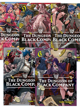 英文原版 The Dungeon of Black Company 异世界迷宫黑心企业系列6-10册 同名动漫漫画 安村洋平 英文版 进口英语原版书籍