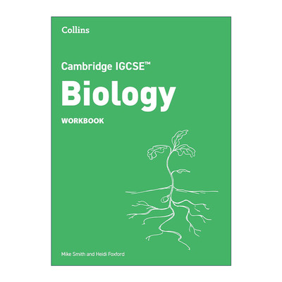 英文原版 Collins Cambridge IGCSE Biology Workbook 柯林斯剑桥国际初中生物考试练习册 中学教材教辅 英文版 进口英语原版书籍