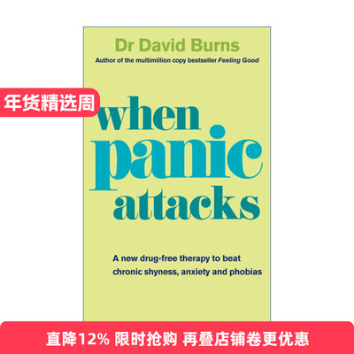 When Panic Attacks 焦虑自助疗法 戴维·伯恩斯进口原版英文书籍