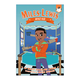 英文原版 Miles Lewis 02 Whiz Kid 迈尔斯·刘易斯系列2 神童 儿童运动章节桥梁故事书 Kelly Starling Lyons 英文版 进口书籍
