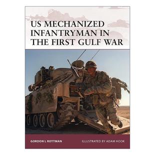 海灣戰爭中 英文版 備步兵 First 英文原版 the 美國機械化裝 Gulf Infantryman Mechanized 戰士系列 歷史上 War