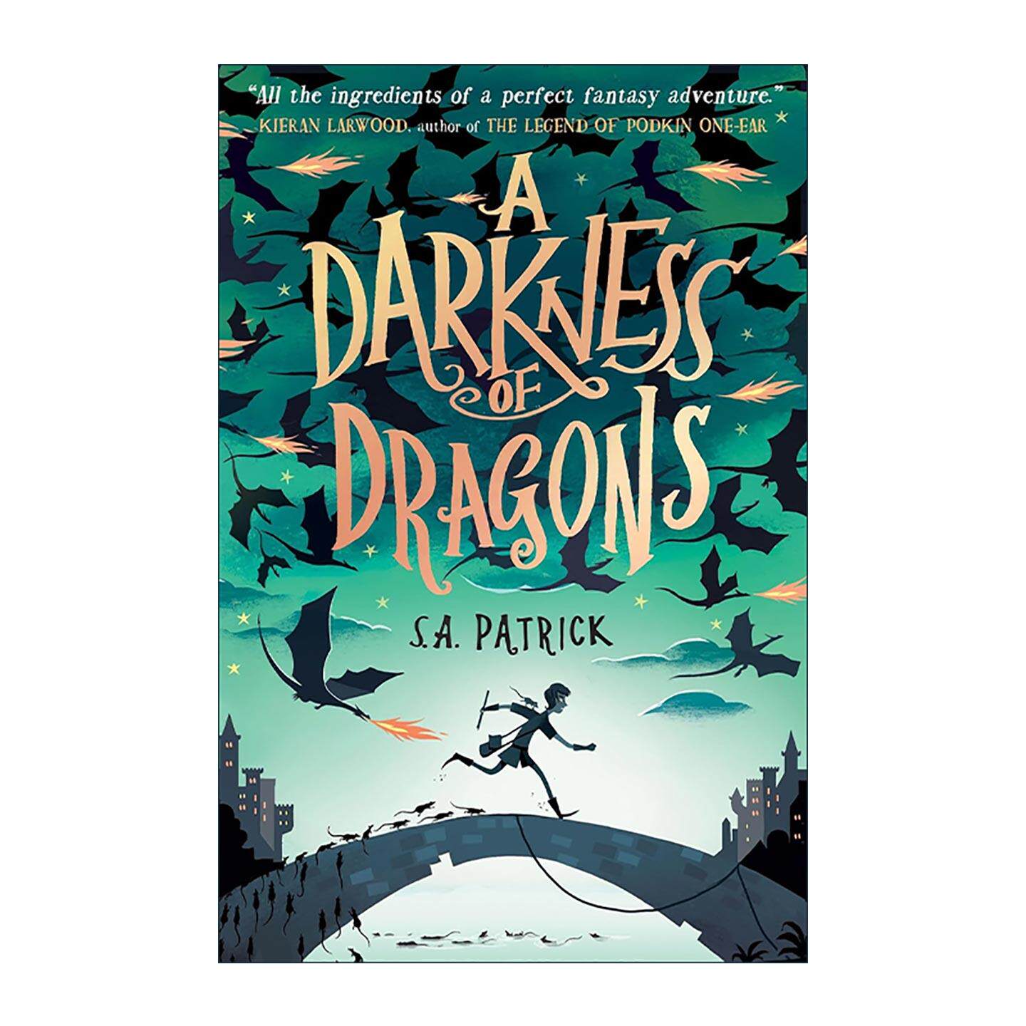英文原版 A Darkness of Dragons 魔法之歌 龙影重重 儿童奇幻冒险小说 驯龙高手、霍比特人粉丝必入 英文版 进口英语原版书籍