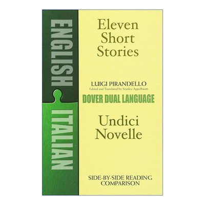 原版小说 Eleven Short Stories 十一部意大利短篇小说 英意双语版 诺贝尔文学奖得主Luigi Pirandello 进口原版书籍