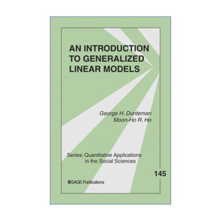 英文原版 An Introduction to Generalized Linear Models 广义线性模型导论