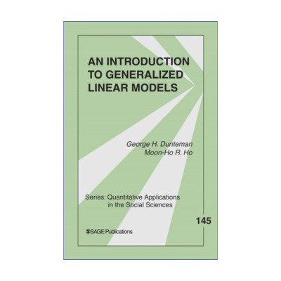 英文原版 An Introduction to Generalized Linear Models 广义线性模型导论