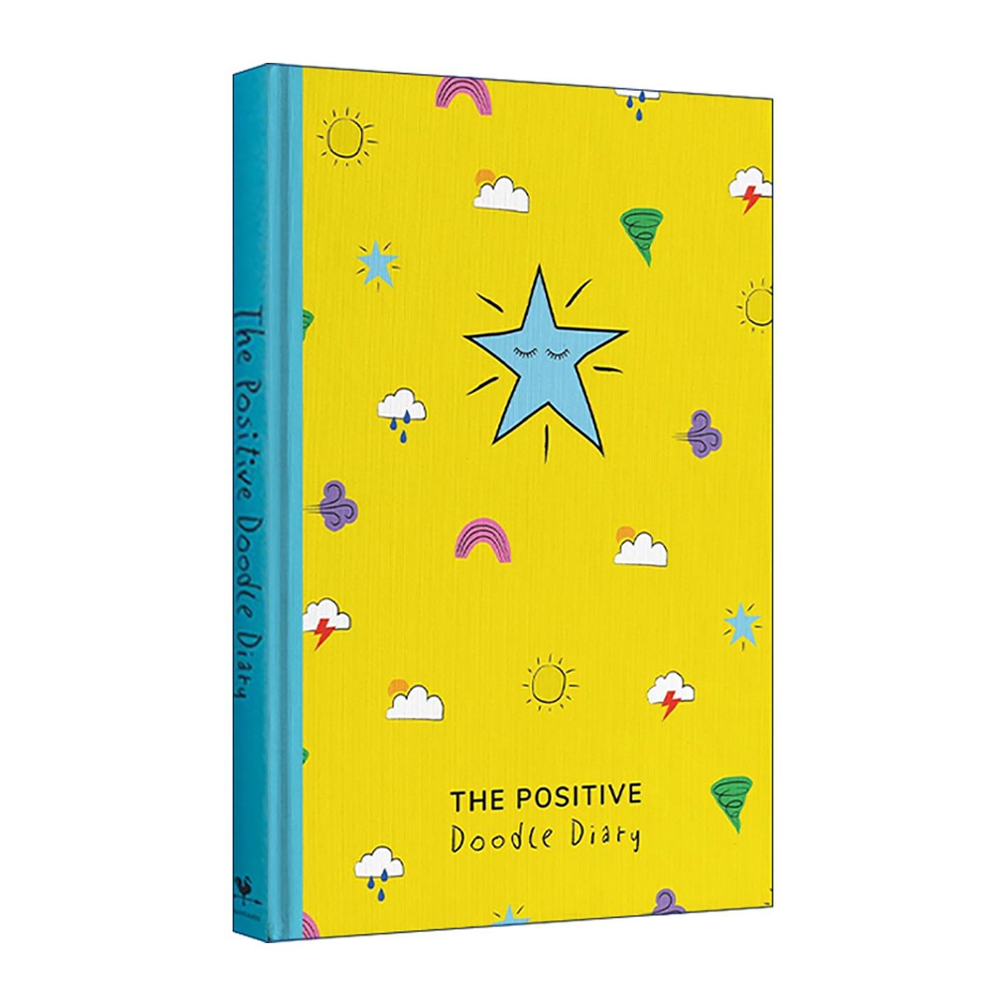 英文原版 The Positive Doodle Diary 儿童正念感恩涂鸦日记 帮孩子建立自信 韧性与情绪觉察 精装 英文版 进口英语原版书籍