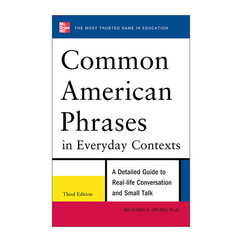 英文原版 Common American Phrases in Everyday Contexts 日常美国短语 第3版 英文版 进口英语原版书籍