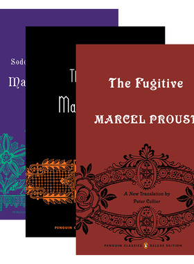 英文原版 Sodom and Gomorrah/The Prisoner/The Fugitive 毛边版追忆似水年华4-6册 企鹅经典豪华  进口英语原版书籍