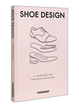 英文原版 Fashionary Shoe Design 鞋子设计 服装设计时尚 精装 英文版 进口英语原版书籍