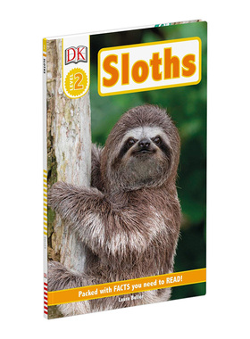 DK Readers Level 2-Sloths DK分级读物L2 树懒 儿童动物科普百科 精装 进口原版英文书籍