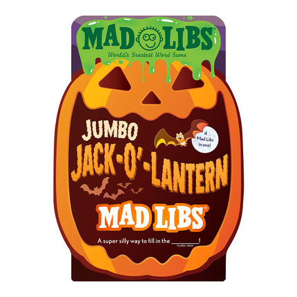 Jumbo Jack-O'-Lantern Mad Libs 南瓜灯 疯狂填词游戏进口原版英文书籍