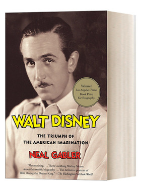 英文原版 Walt Disney The Triumph of the American Imagination 迪士尼 美国想象力的胜利 Neal Gabler 英文版 进口英语书