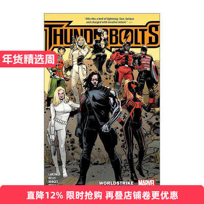 英文原版 Thunderbolts 雷霆特工队 世界罢工 漫威漫画 Collin Kelly 英文版 进口英语原版书籍