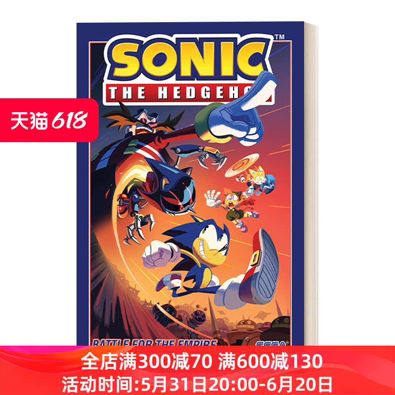 英文原版 Sonic The Hedgehog Vol. 13 Battle for the Empire刺猬索尼克第十三卷为帝国而战英文版进口英语原版书籍