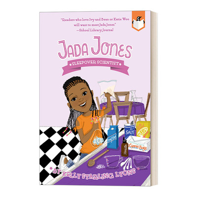 英文原版 Sleepover Scientist Jada Jones 03 杰达琼斯系列3 过夜的科学家 儿童校园友谊主题 章节桥梁书小说 英文版 进口英语书