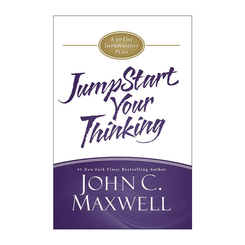 英文原版 JumpStart Your Thinking 90天改进计划之思维 精装 约翰·麦克斯韦尔 英文版 进口英语原版书籍