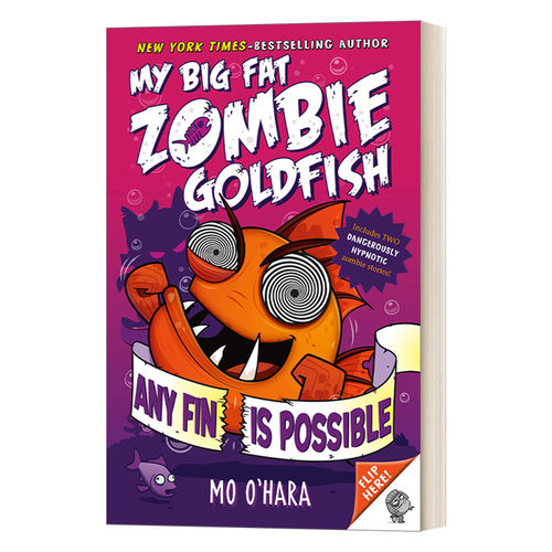 英文原版 Any Fin Is Possible My Big Fat Zombie Goldfish  大胖丧尸金鱼系列4 英文版 进口英语原版书籍