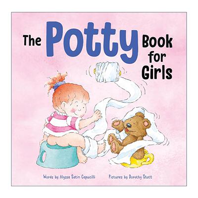 英文原版 The Potty Book for Girls Hannah and Henry Series 女孩的如厕之书 汉娜和亨利系列 幼儿儿童上厕所训练绘本 精装