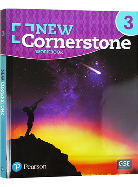 美国ESL综合小学教材练习册 第3级 New Cornerstone Grade 3 Workbook 英文原版练习册 培生小学练习册3 英文原版教辅书 Pearson