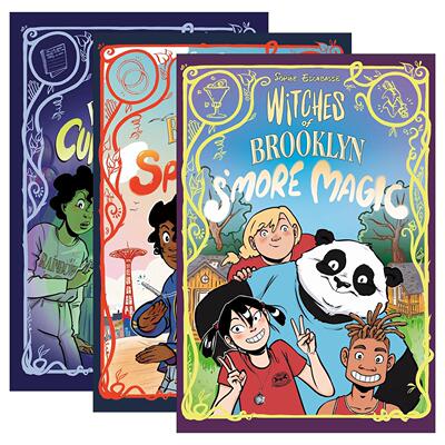 英文原版 Witches of Brooklyn 布鲁克林的女巫系列3-5册 儿童奇幻冒险漫画 Sophie Escabasse 英文版 进口英语原版书籍