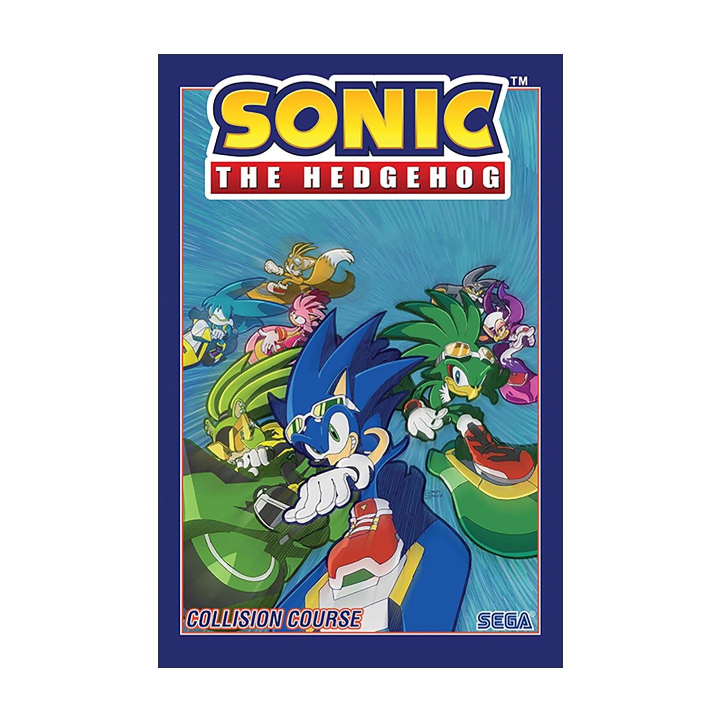 英文原版 Sonic the Hedgehog Vol.19 Collision Course 刺猬索尼克 卷19 碰撞过程 IDW儿童漫画 英文版 进口英语原版书籍