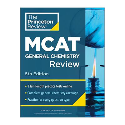 英文原版 Princeton Review MCAT General Chemistry Review 5th Edition 普林斯顿美国医学研究生院入学考试基础化学备考指南