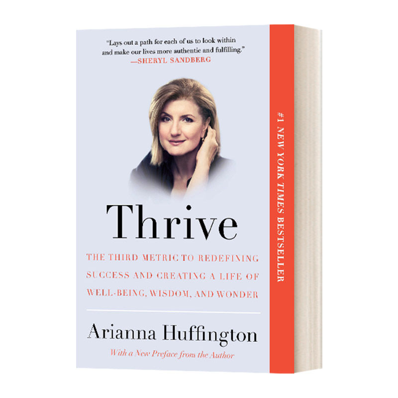 英文原版 Thrive 茁壮成长 Arianna Huffington 英文版 进口原版英文书籍